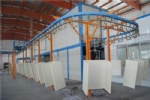 Coating machine for wood